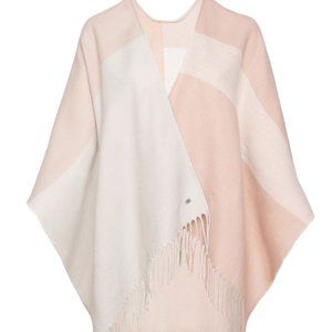 Soia & Kyo, MIREL Woven scarfigan with fringe, Quartz